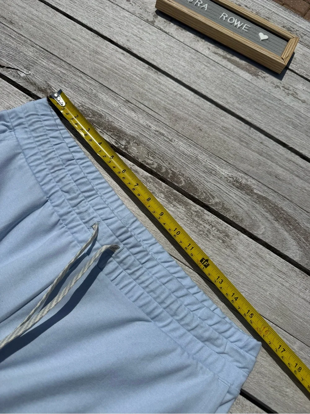 VUORI Daydream Crew & Pants Matching Set Soft Sky blue Size Large NWT